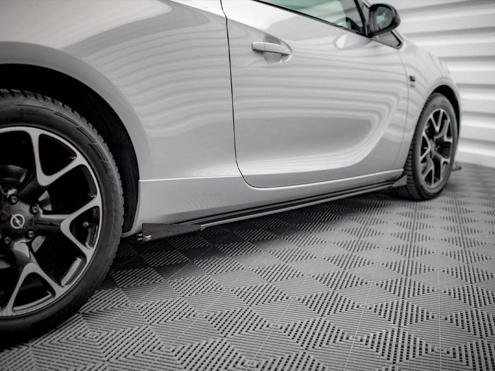 Maxton Design Street PRO Side Skirts Diffusers + Flaps Opel Astra GTC OPC-Line J - OPASJGTCOPCLINECNC-SD1B+SF1G - Image 3
