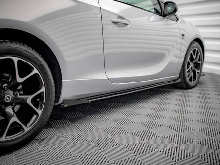 Maxton Design Street PRO Side Skirts Diffusers + Flaps Opel Astra GTC OPC-Line J - OPASJGTCOPCLINECNC-SD1B+SF1G - Image 3