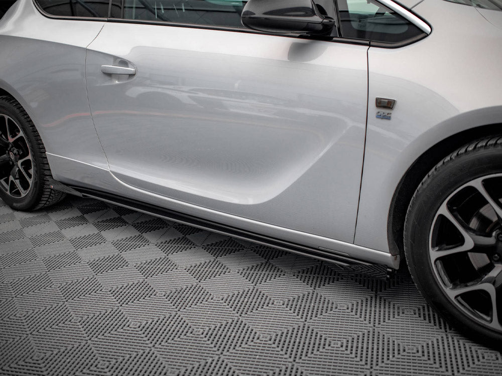 Maxton Design Street PRO Side Skirts Diffusers + Flaps Opel Astra GTC OPC-Line J - OPASJGTCOPCLINECNC-SD1B+SF1G - Image 4