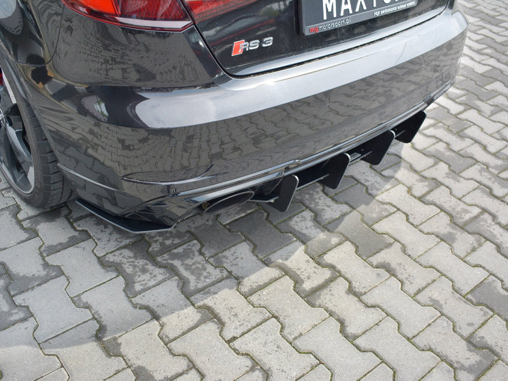 Maxton Design Rear Diffuser V.1 Audi RS3 8V Facelift Sportback (2017-20) - AU-RS3-8VF-CNC-RS1A - Image 3