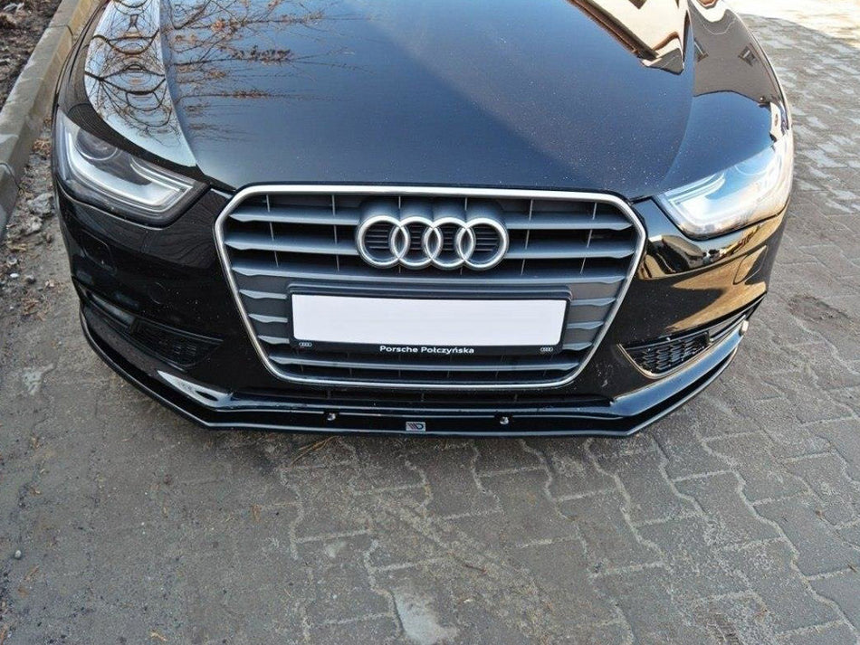 Maxton Design Front Splitter V.1 Audi A4 B8 Facelift - AU-A4-B8F-FD1G - Image 2