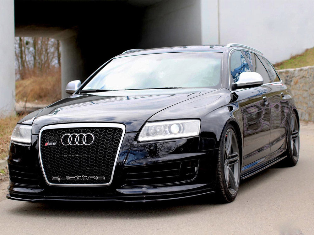 Side Skirts Diffusers Audi RS6 C6 - Carbon Look