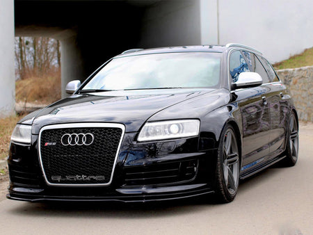 Side Skirts Diffusers Audi RS6 C6 - Carbon Look