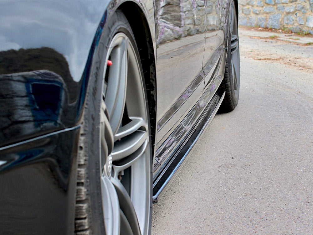 Side Skirts Diffusers Audi RS6 C6 - Carbon Look