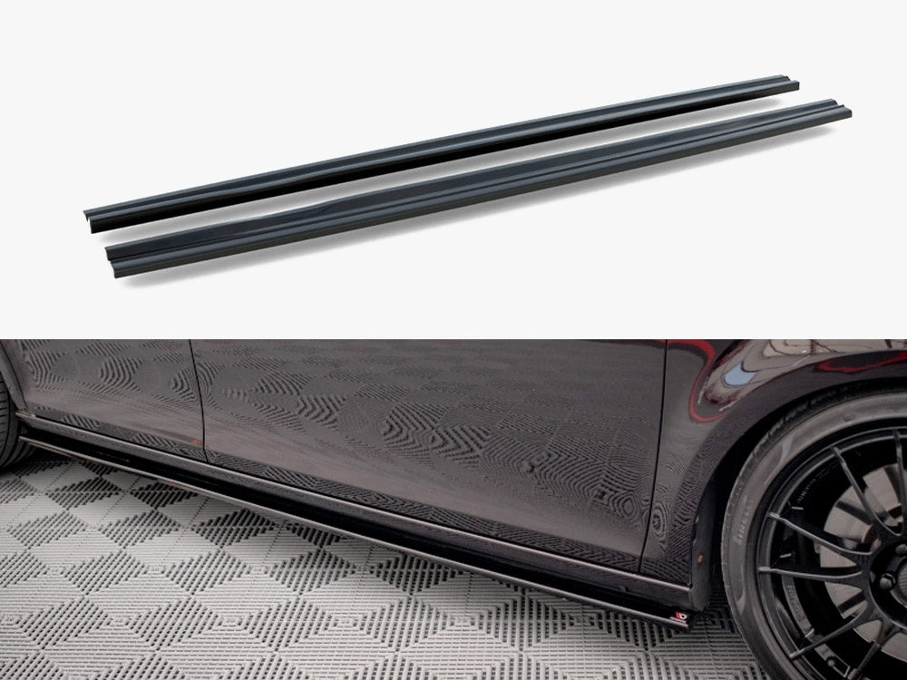 Maxton Design Side Skirts Diffusers Seat Leon MK2 Cupra / FR - SE-LE-2F-FR-SD1G - Image 1