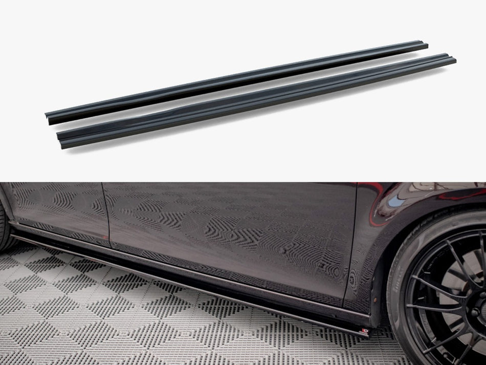 Maxton Design Side Skirts Diffusers Seat Leon MK2 Cupra / FR - SE-LE-2F-FR-SD1G - Image 1
