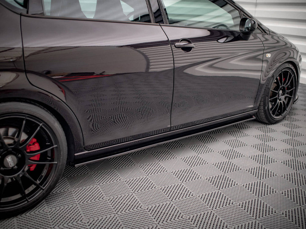 Maxton Design Side Skirts Diffusers Seat Leon MK2 Cupra / FR - SE-LE-2F-FR-SD1G - Image 3