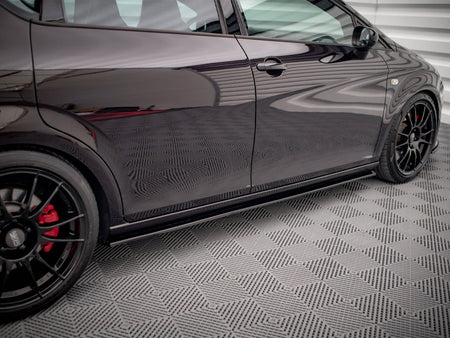 Maxton Design Side Skirts Diffusers Seat Leon MK2 Cupra / FR - SE-LE-2F-FR-SD1G - Image 3