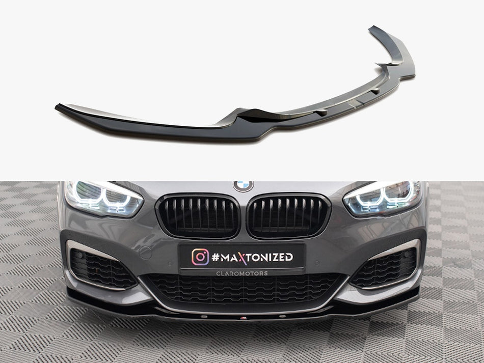 Maxton Design Front Splitter V.1 BMW 1 F20 / F21 Facelift - BM-1-F20F-M-FD1G - Image 1