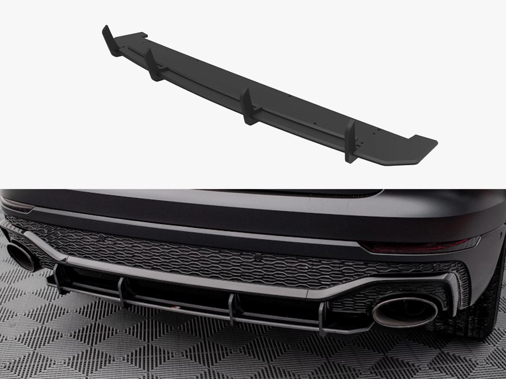 Maxton Design Street PRO Rear Diffuser Audi RSQ8 Mk1 - AURSQ81CNC-RS1B - Image 1