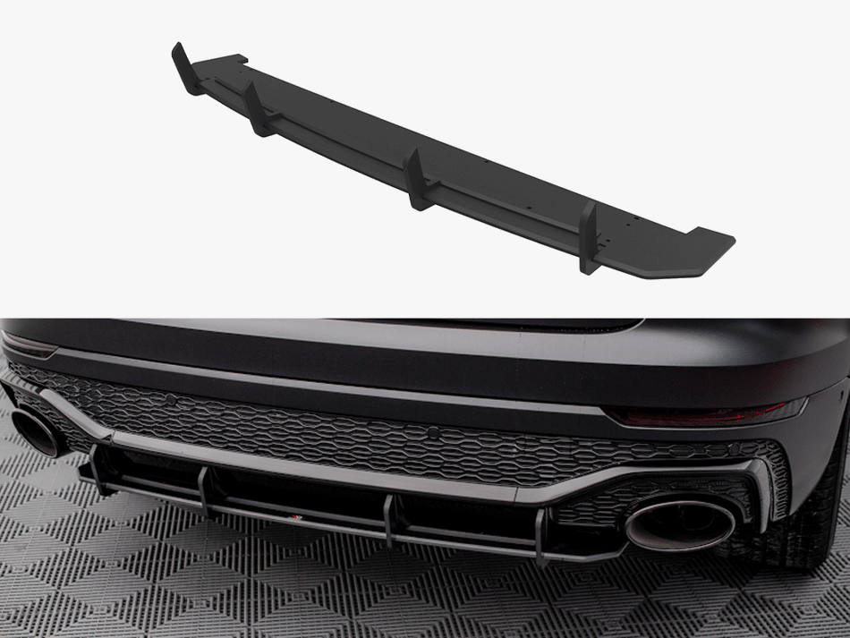 Maxton Design Street PRO Rear Diffuser Audi RSQ8 Mk1 - AURSQ81CNC-RS1B - Image 1