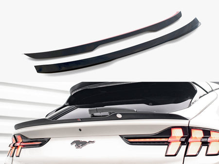 Maxton Design Lower Spoiler CAP Ford Mustang Mach-e MK1 - FO-MU-MACHE-1-CAP2G - Image 1