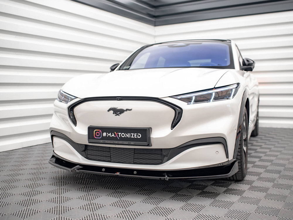 Maxton Design Front Splitter V.1 Ford Mustang Mach-e MK1 - FO-MU-MACHE-1-FD1G - Image 2