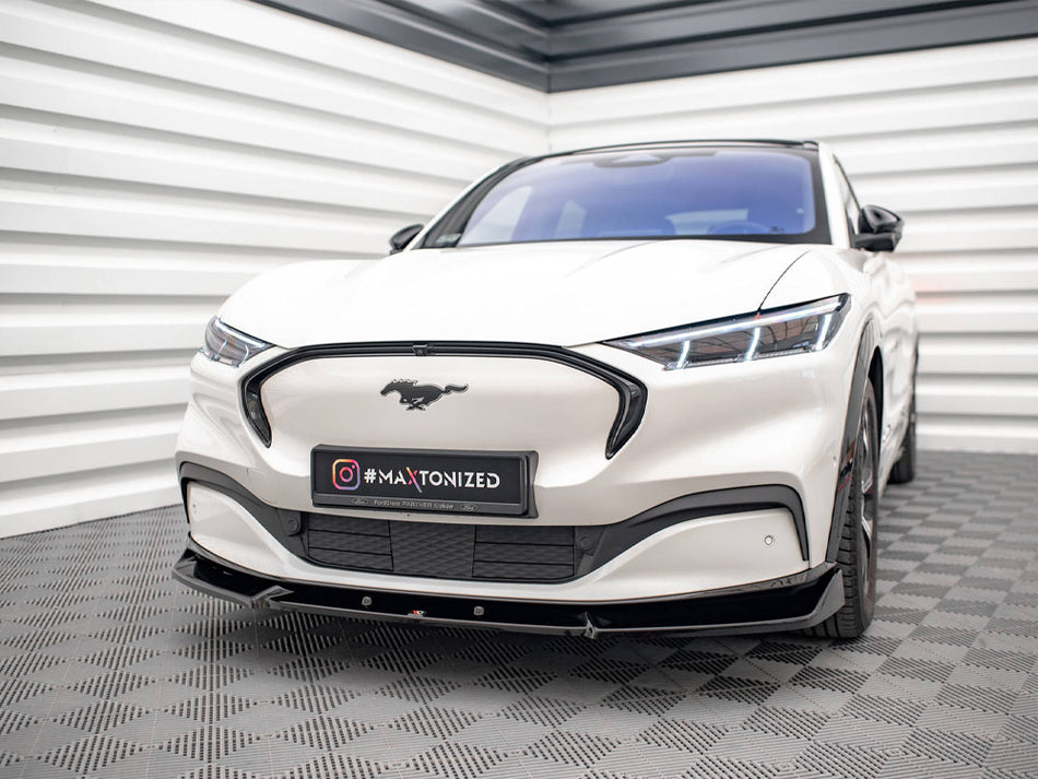 Maxton Design Front Splitter V.1 Ford Mustang Mach-e MK1 - FO-MU-MACHE-1-FD1G - Image 2