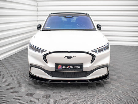 Maxton Design Front Splitter V.1 Ford Mustang Mach-e MK1 - FO-MU-MACHE-1-FD1G - Image 3