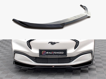 Maxton Design Front Splitter V.2 Ford Mustang Mach-e MK1 - FO-MU-MACHE-1-FD2G - Image 1