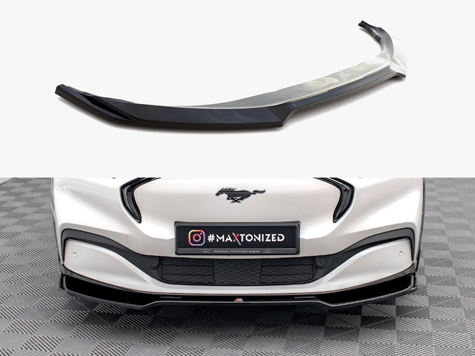 Maxton Design Front Splitter V.2 Ford Mustang Mach-e MK1 - FO-MU-MACHE-1-FD2G - Image 1