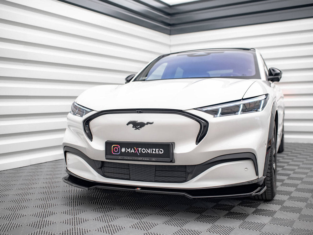 Maxton Design Front Splitter V.2 Ford Mustang Mach-e MK1 - FO-MU-MACHE-1-FD2G - Image 2