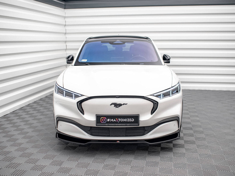 Maxton Design Front Splitter V.2 Ford Mustang Mach-e MK1 - FO-MU-MACHE-1-FD2G - Image 3