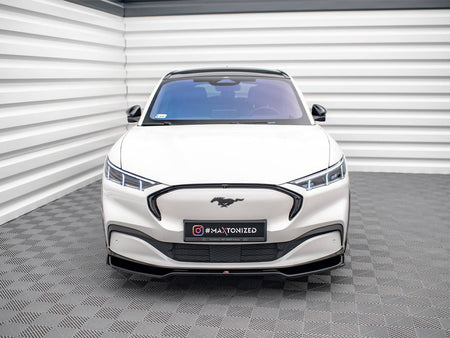 Maxton Design Front Splitter V.2 Ford Mustang Mach-e MK1 - FO-MU-MACHE-1-FD2G - Image 3