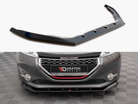 Maxton Design Front Splitter V.1 Peugeot 208 GTI MK1 - PE-208-1-GTI-FD1G - Image 1