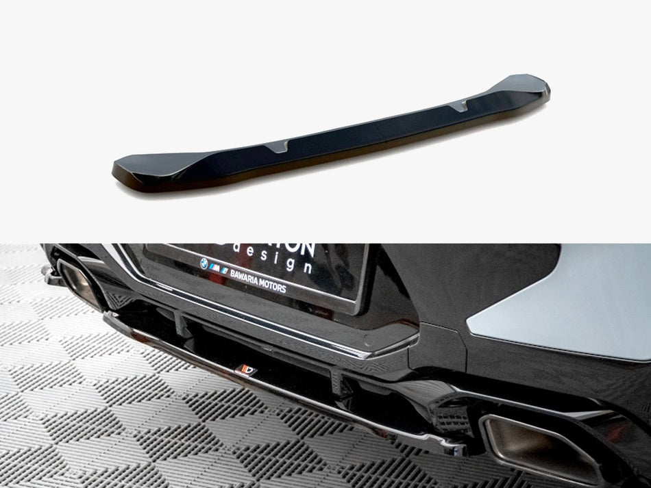 Maxton Design Central Rear Splitter BMW X4 M-Pack G02 Facelift - BM-X4-02F-MPACK-RD1G - Image 1