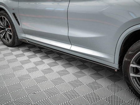 Maxton Design Side Skirts Diffusers BMW X4 M-Pack G02 Facelift - BM-X4-02F-MPACK-SD1G - Image 4