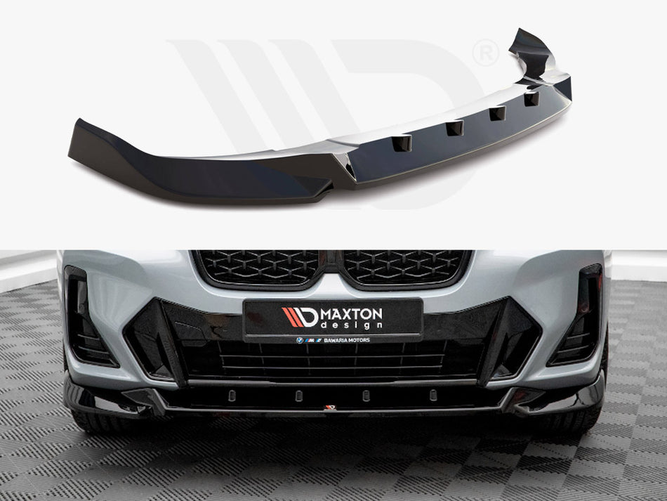 MAXTON DESIGN Front Splitter V.2 Bmw X4 M-pack G02 Facelift