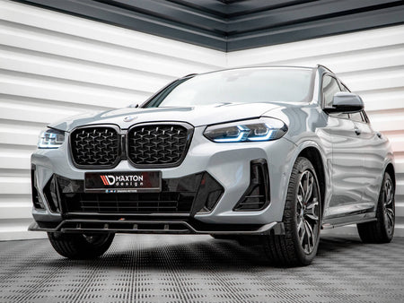 Maxton Design Front Splitter V.1 Bmw X4 M-pack G02 Facelift - BM-X4-02F-MPACK-FD1G+FD1RG - Image 2