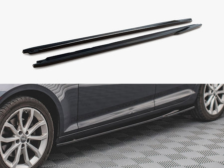 Maxton Design Side Skirts Diffusers Audi A4 B9 - AU-A4-B9-AV-SD1G - Image 1
