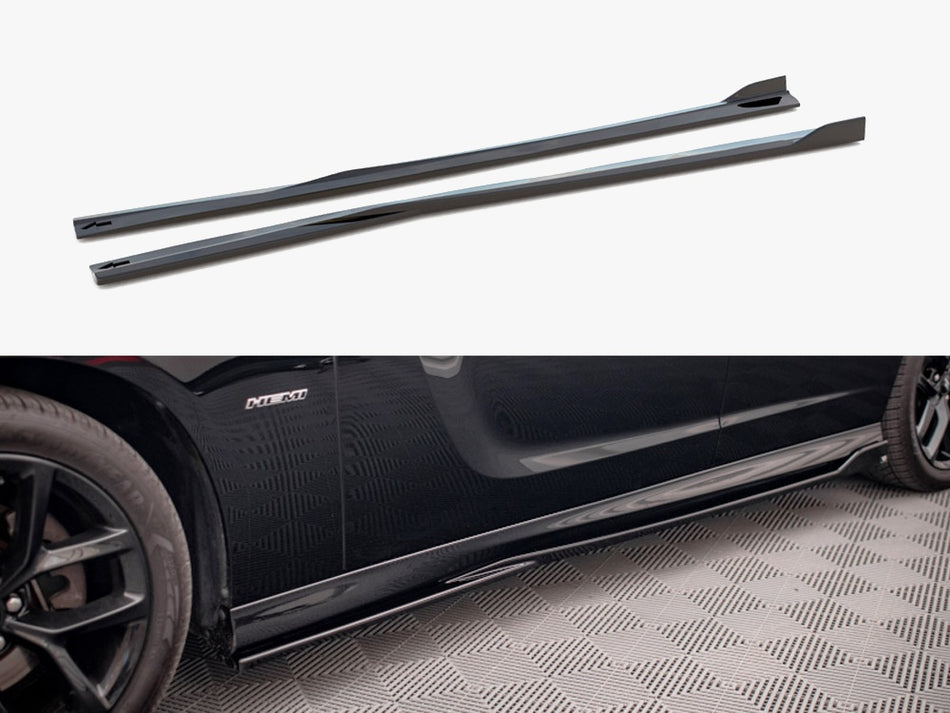 Maxton Design Side Skirts Diffusers Dodge Charger SRT Mk7 Facelift - DO-CH-2-SRT-SD1G - Image 1