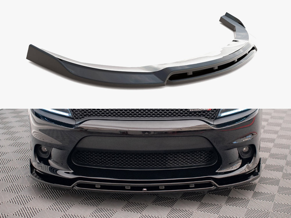 Maxton Design Front Splitter V.1 Dodge Charger SRT Mk7 Facelift - DO-CH-2-SRT-FD1G+FD1RG - Image 1