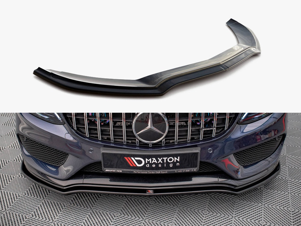 Maxton Design Front Splitter V.1 Mercedes-AMG C 43 / AMG-Line W205 - ME-C-205-AMG-FD1G - Image 1