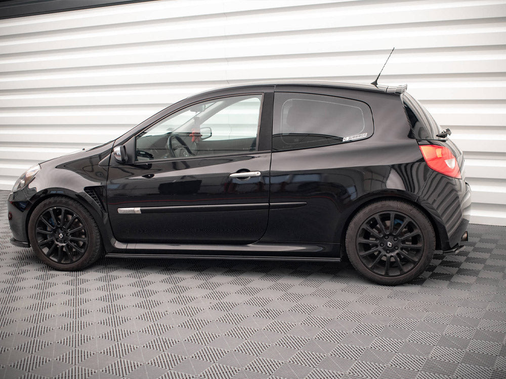 Rear Side Splitters Renault CLIO MK3 RS (2006-2009) - Textured