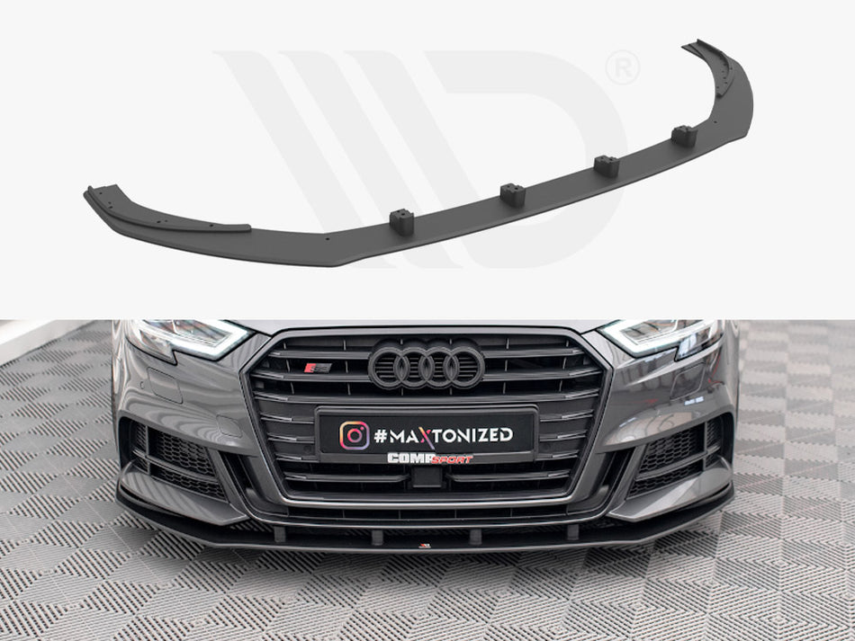 MAXTON DESIGN Street PRO Front Splitter Audi S3 / A3 S-Line Sportback 8V Facelift