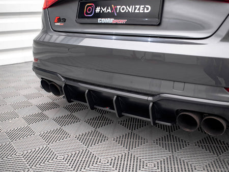 Maxton Design Street PRO Rear Diffuser Audi S3 Sportback 8V Facelift - AUS33FSBCNC-RS1B - Image 3