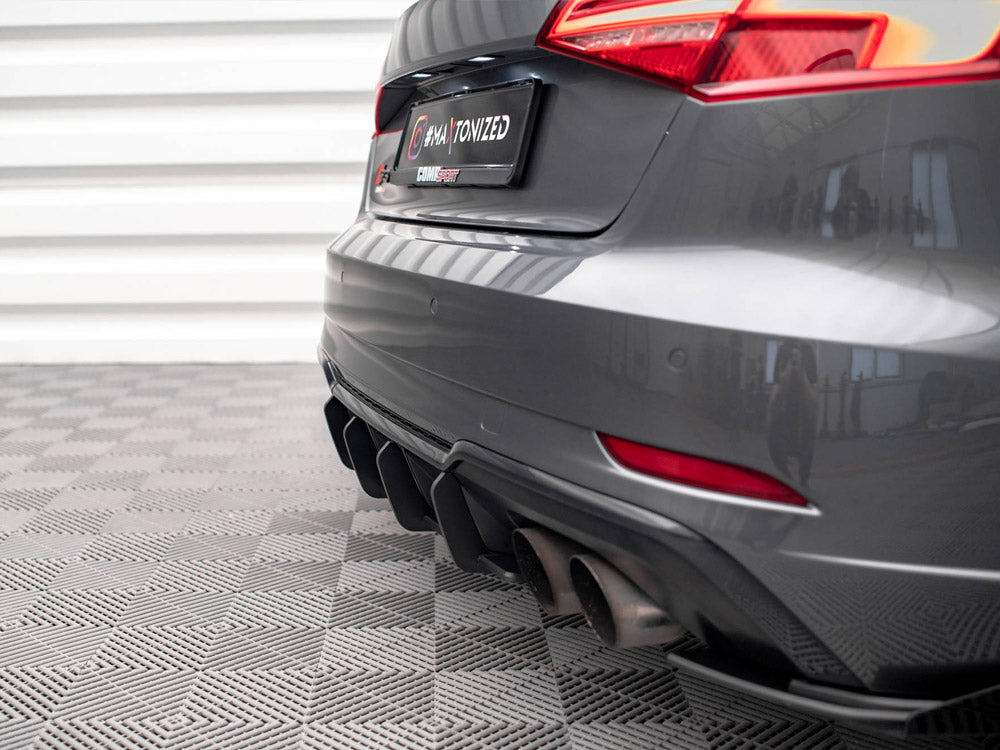 Maxton Design Street PRO Rear Diffuser Audi S3 Sportback 8V Facelift - AUS33FSBCNC-RS1B - Image 4