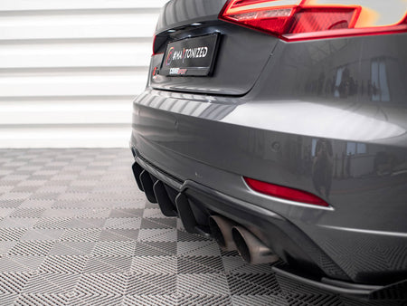 Maxton Design Street PRO Rear Diffuser Audi S3 Sportback 8V Facelift - AUS33FSBCNC-RS1B - Image 4