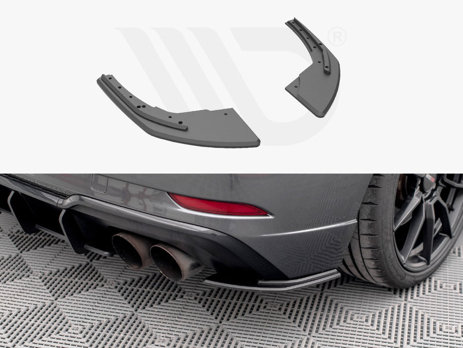 MAXTON DESIGN Street PRO Rear Side Splitters Audi S3 Sportback 8V Facelift