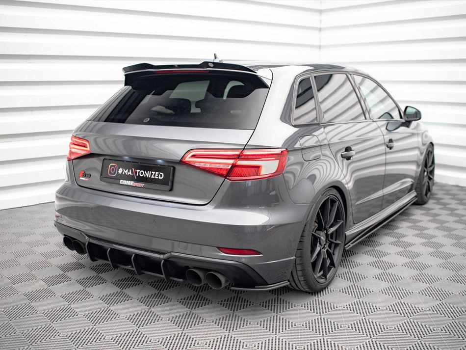 Street PRO Rear Side Splitters Audi S3 Sportback 8V Facelift