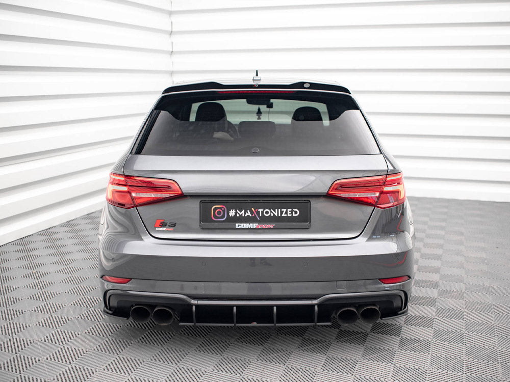 Maxton Design Street PRO Rear Side Splitters Audi S3 Sportback 8V Facelift - AUS33FSBCNC-RSD1B - Image 3