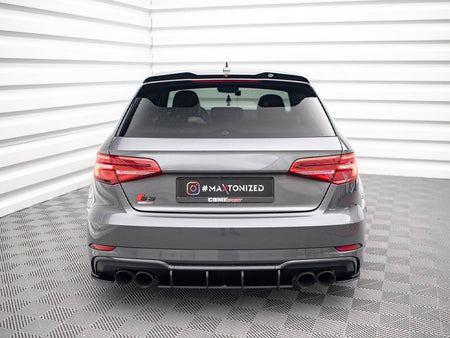 Maxton Design Street PRO Rear Side Splitters Audi S3 Sportback 8V Facelift - AUS33FSBCNC-RSD1B - Image 3