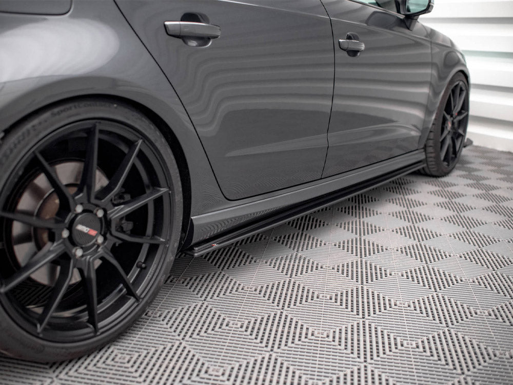 Maxton Design Street PRO Side Skirts Diffusers Audi S3 / A3 S-Line Sportback 8V Facelift - AUS33FSBCNC-SD1B - Image 4