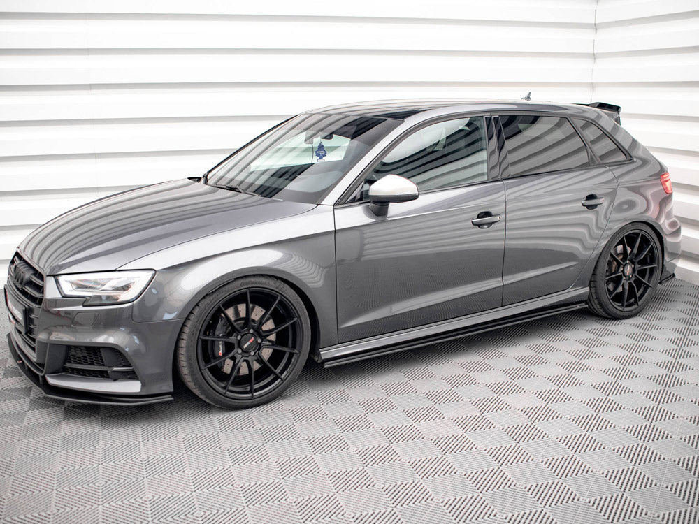 Maxton Design Street PRO Side Skirts Diffusers Audi S3 / A3 S-Line Sportback 8V Facelift - AUS33FSBCNC-SD1B - Image 2