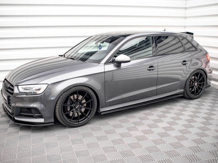 Maxton Design Street PRO Side Skirts Diffusers Audi S3 / A3 S-Line Sportback 8V Facelift - AUS33FSBCNC-SD1B - Image 2