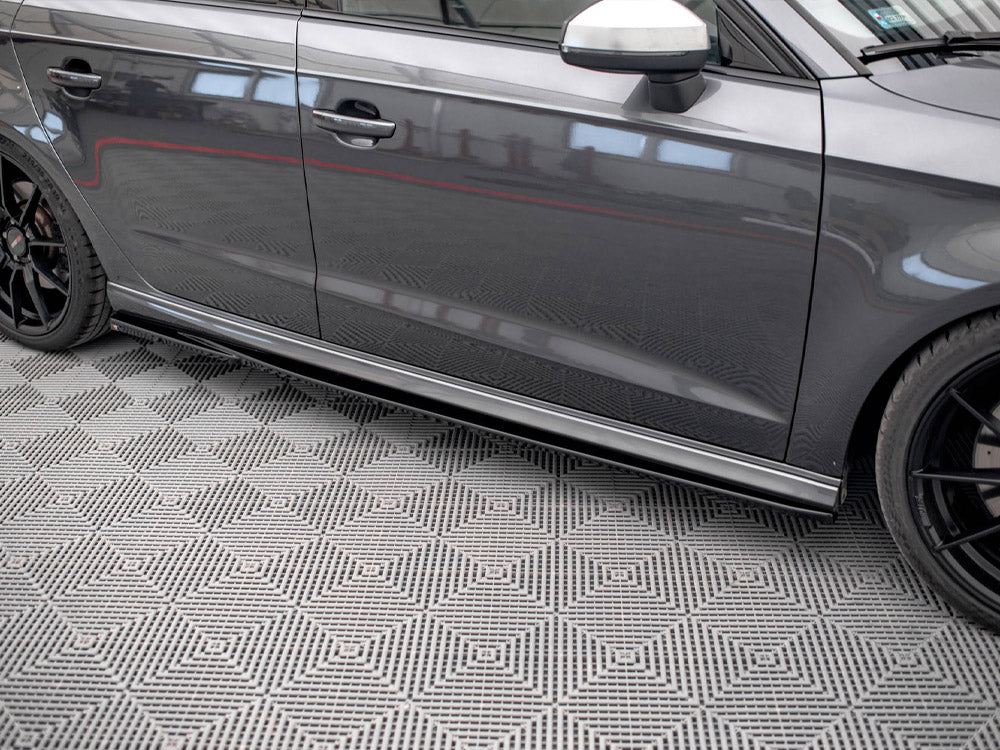 Maxton Design Side Skirts Diffusers Audi S3 / A3 S-Line Sportback 8V Facelift - AU-S3-3F-SB-SD1G - Image 4