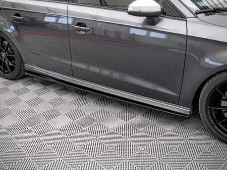 Maxton Design Side Skirts Diffusers Audi S3 / A3 S-Line Sportback 8V Facelift - AU-S3-3F-SB-SD1G - Image 4