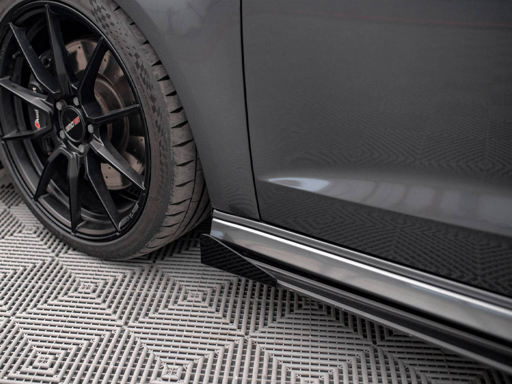Maxton Design Side Flaps Audi S3 / A3 S-Line Sportback 8V Facelift - AUS33FSBCNC-SF1G - Image 5