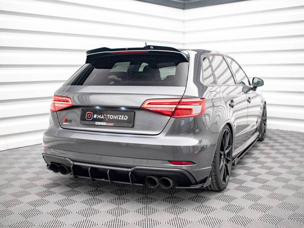 Maxton Design Rear Side Flaps Audi S3 Sportback 8V Facelift - AUS33FSBCNC-RSF1G - Image 2