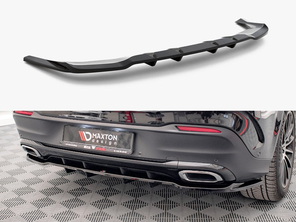 Maxton Design Rear Splitter (Vertical Bars) Mercedes-Benz GLE Coupe AMG-Line C167 / C167 Facelift - ME-GLE-C167-AMGLINE-RD1G+RD2G - Image 1